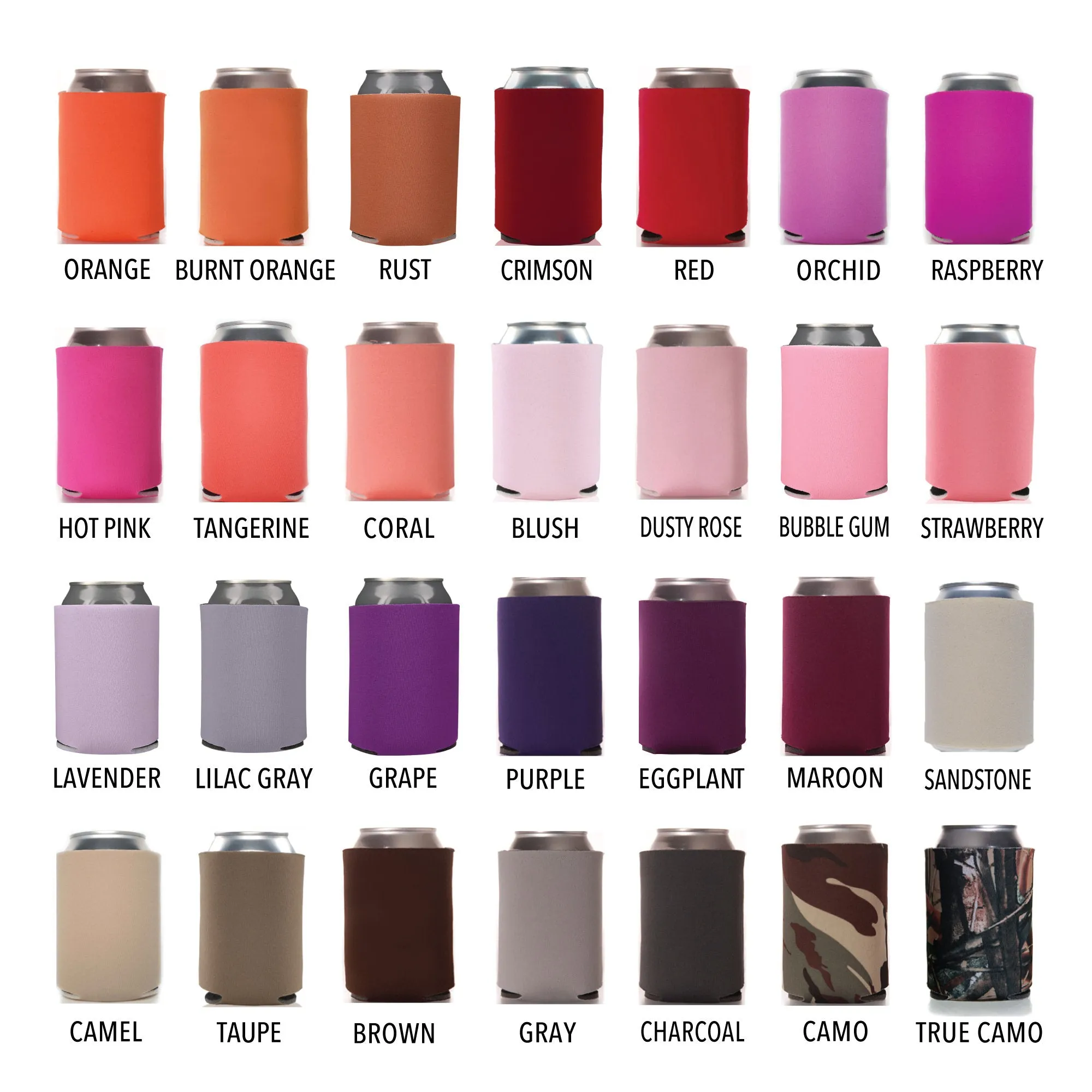 Wedding Can Cooler #251R - Custom Pet Illustration