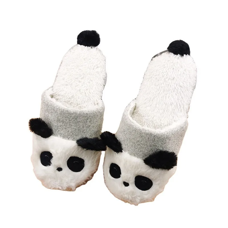 Winter Slippers Panda Indoor Shoes