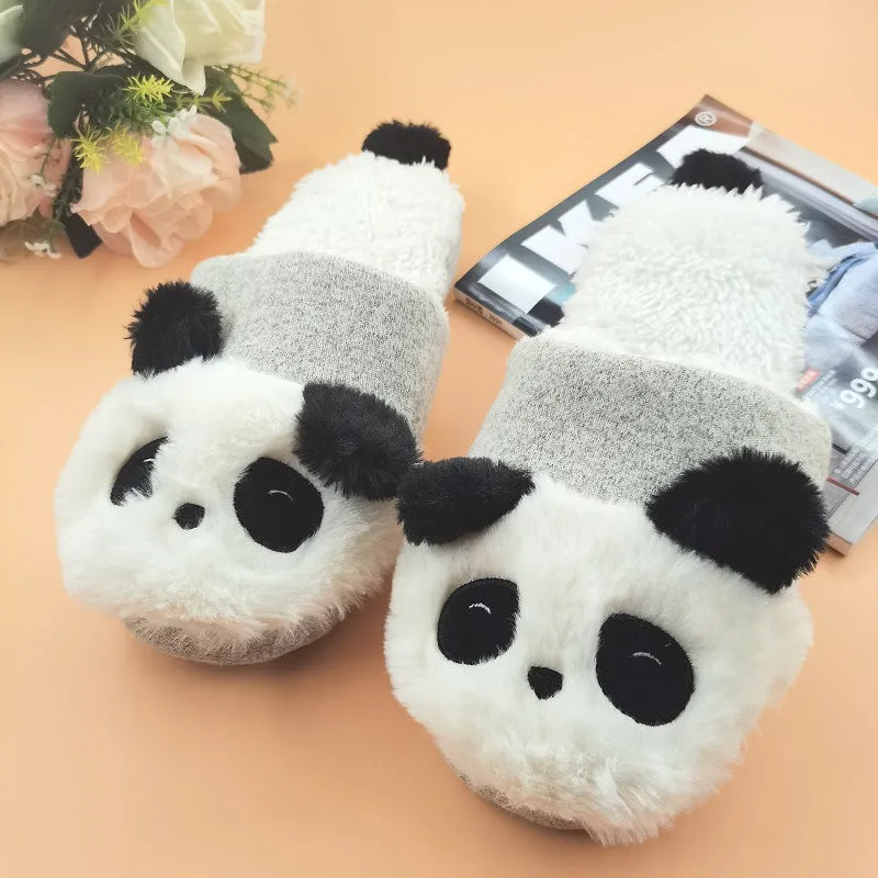 Winter Slippers Panda Indoor Shoes