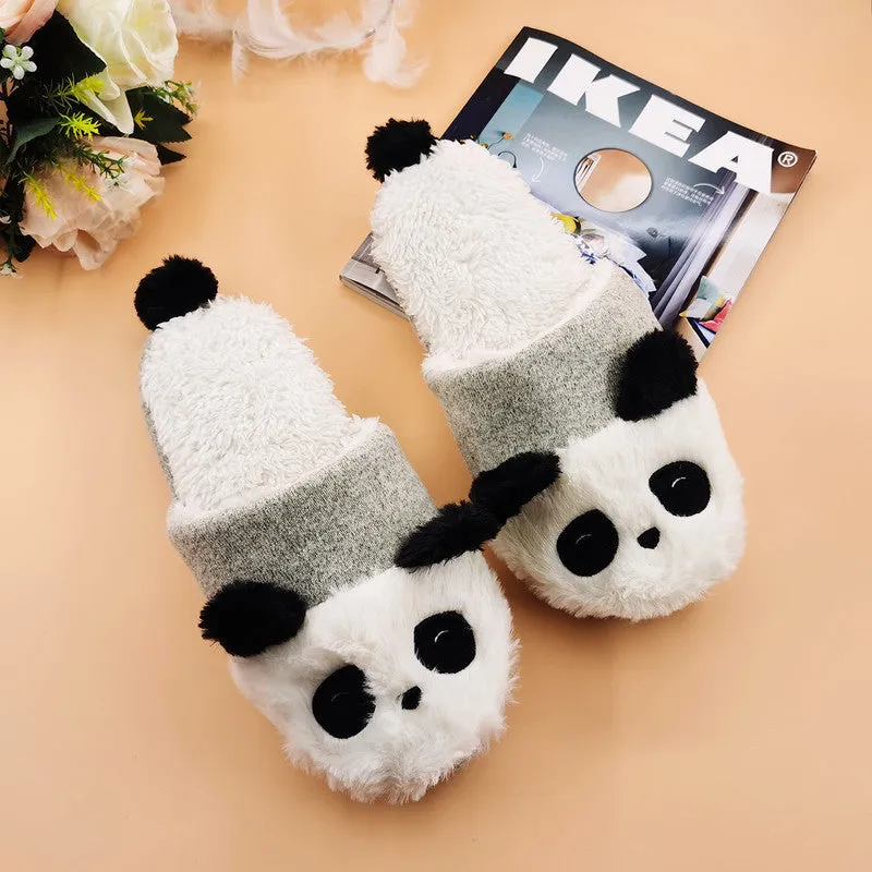 Winter Slippers Panda Indoor Shoes