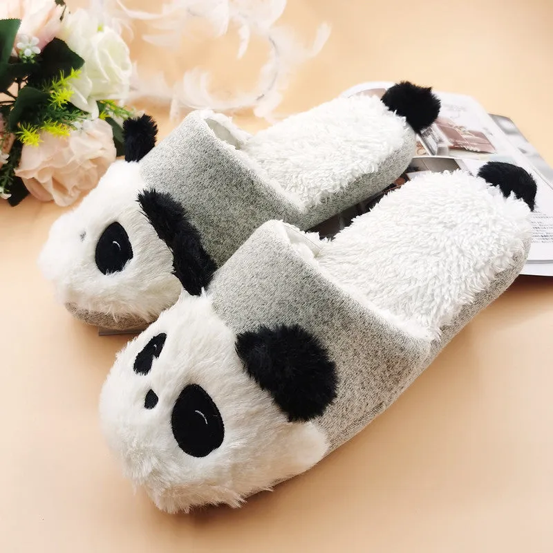 Winter Slippers Panda Indoor Shoes
