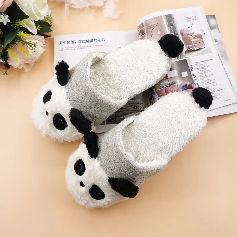 Winter Slippers Panda Indoor Shoes