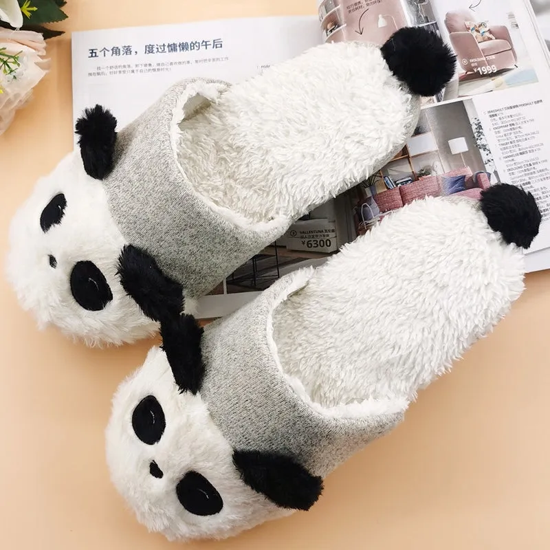 Winter Slippers Panda Indoor Shoes